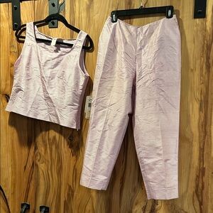 Vintage Jones New York Lavender Sleeveless  Top & pants - will sell separately